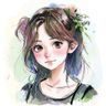 萝莉社签约插画师月见草的头像，擅长清新水彩风格的二次元人物创作